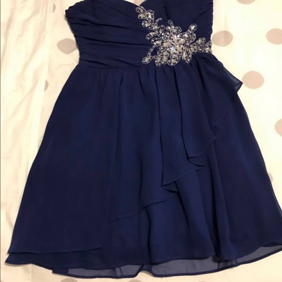 B Darlin Dresses Royal Blue Juniors Semi Formal Dress Size 78